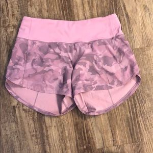 Lululemon speed up shorts updated fit 4 inches